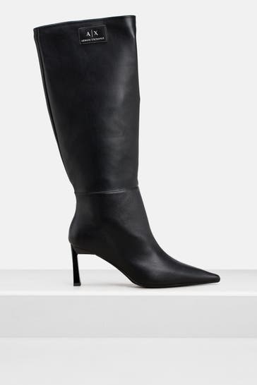 ARMANI EXCHANGE Stiefel schwarz