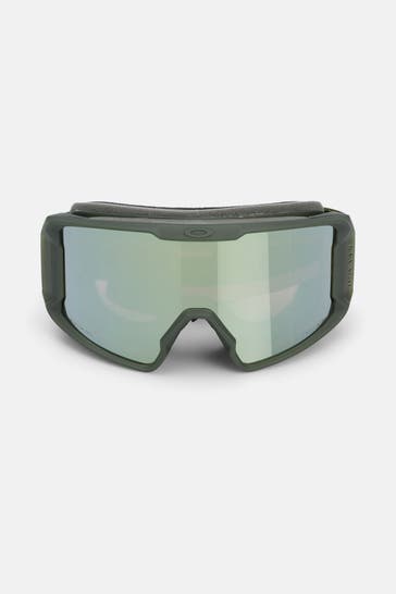 OAKLEY Skibrille 'Line Miner' dunkelgrün