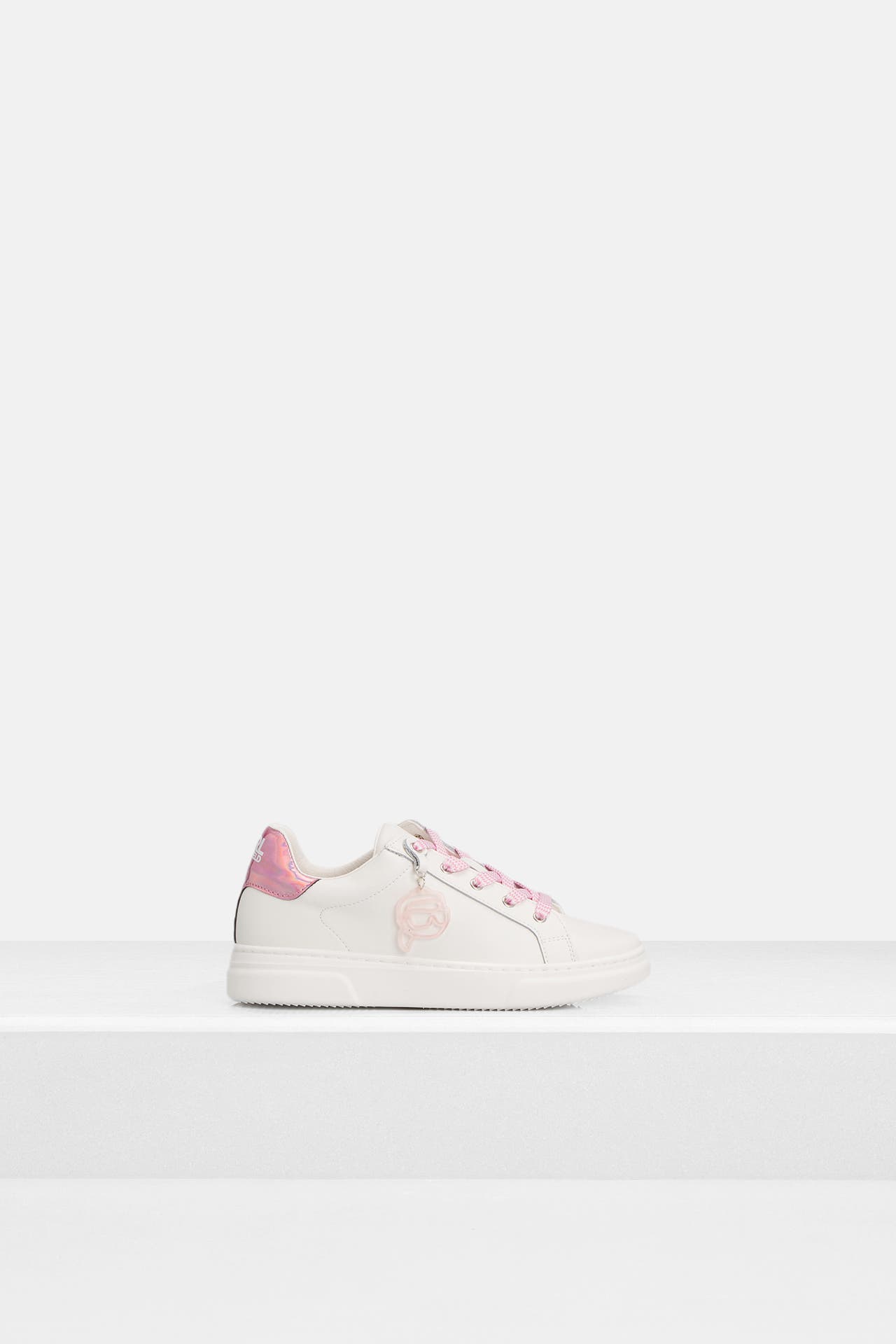 KARL LAGERFELD Leder-Sneaker weiß, Bild 1