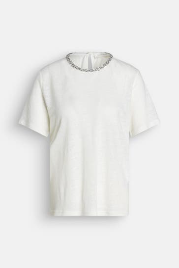 ZIMMERMANN Leinenshirt weiß