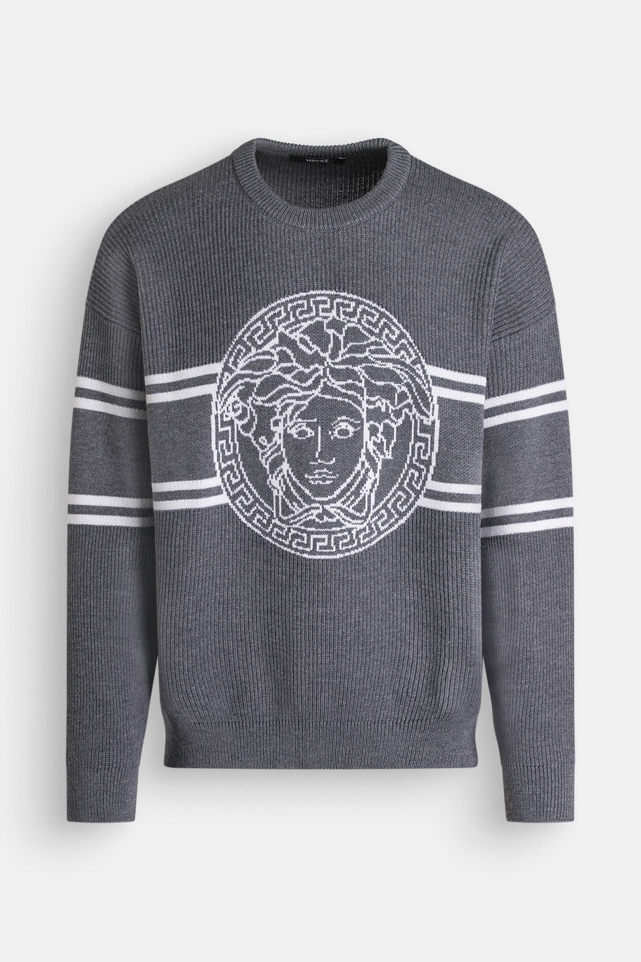 VERSACE Strickpullover dunkelgrau, Bild 1