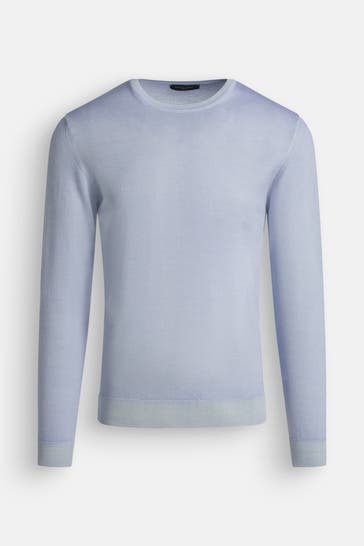 DANIELE FIESOLI Strickpullover hellblau