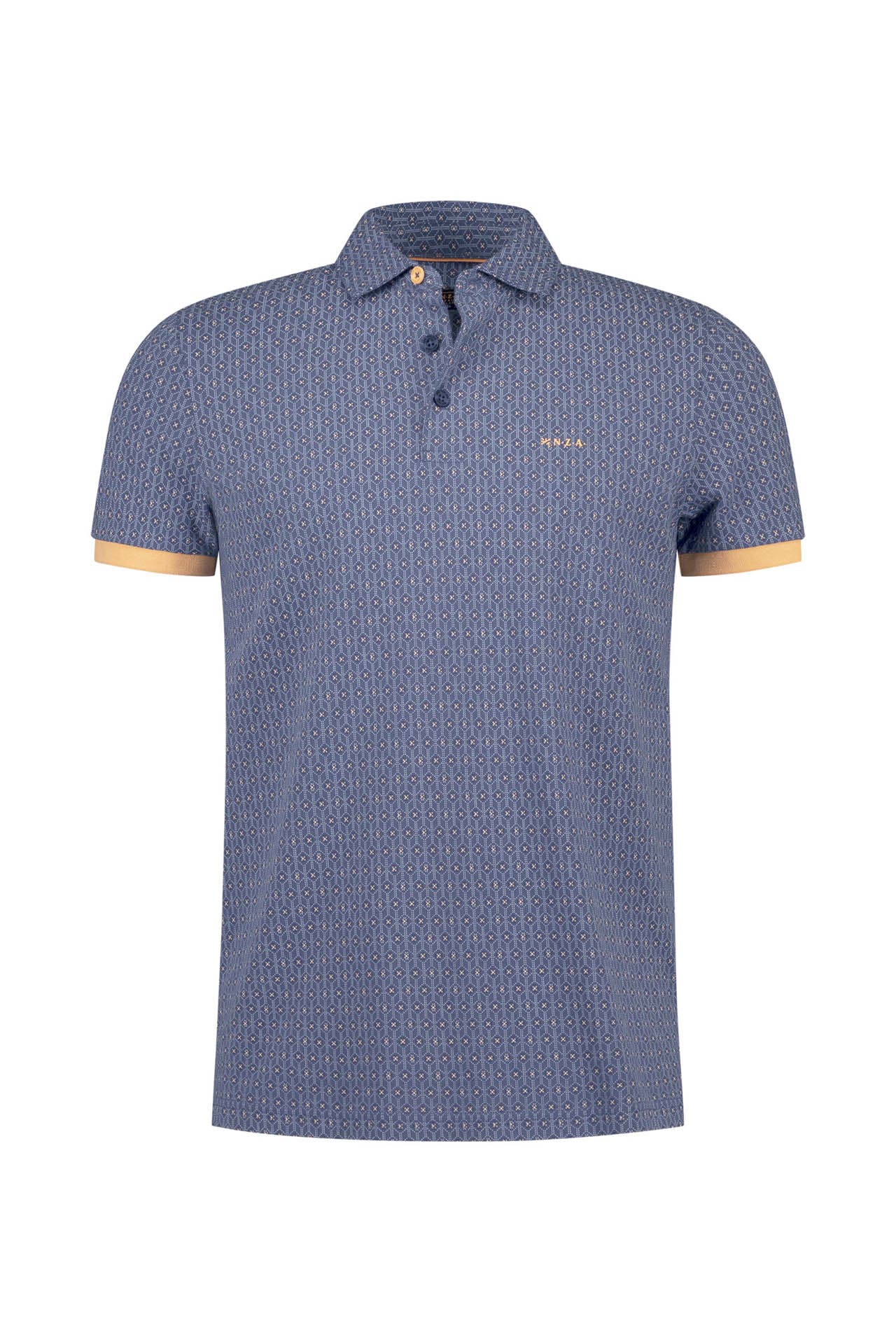 NEW ZEALAND AUCKLAND Polo-Shirt gemustert Regular Fit, Bild 1
