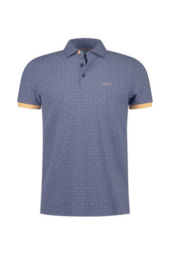 NEW ZEALAND AUCKLAND Polo-Shirt gemustert Regular Fit