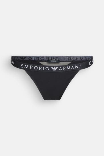 EMPORIO ARMANI String schwarz