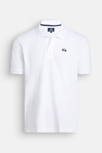 LA MARTINA Polo-Shirt weiß