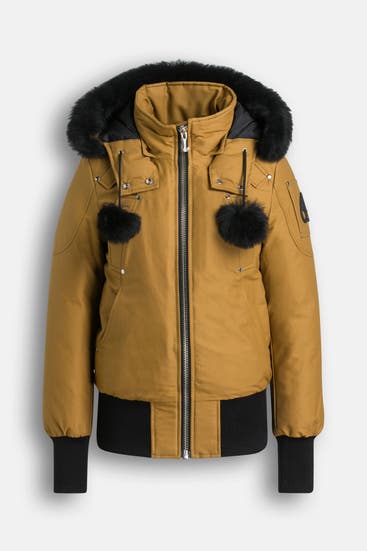 MOOSE KNUCKLES - Daunenjacke 'Debbie Bomber' ocker