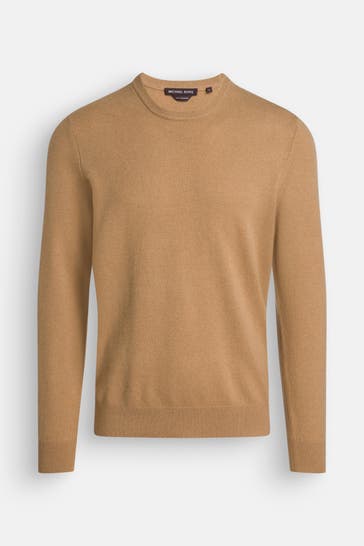 MICHAEL KORS Cashmere-Strickpullover camel