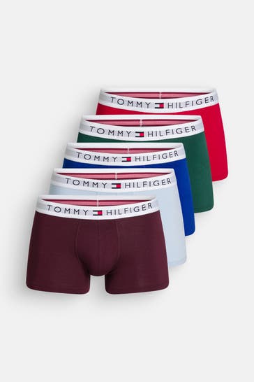 TOMMY HILFIGER 5er-Pack Boxer Trunks mehrfarbig