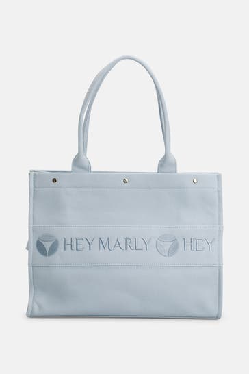 HEY MARLY Shopper 'Signature Bag' hellblau