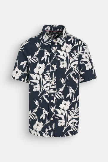 TOMMY HILFIGER Kurzarmhemd gemustert