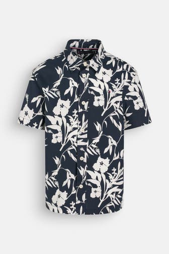TOMMY HILFIGER Kurzarmhemd gemustert