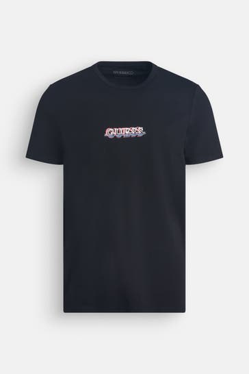 GUESS T-Shirt schwarz