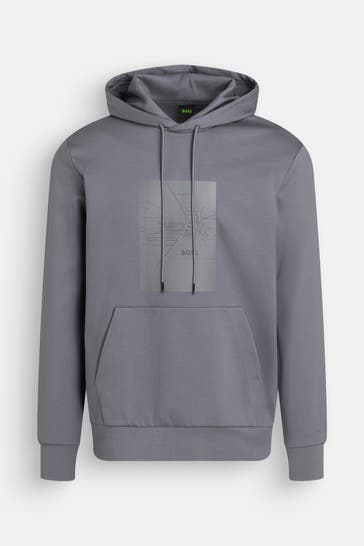 BOSS Sweatshirt 'Sharpe' grau