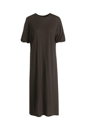 ICEBREAKER Wollmix-Kleid braun