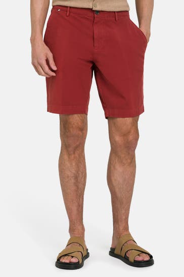BOSS Cargo-Shorts ziegelrot