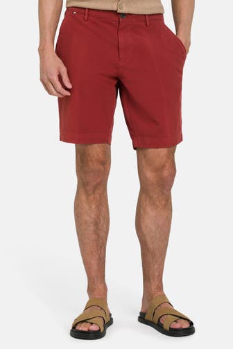BOSS Cargo-Shorts ziegelrot