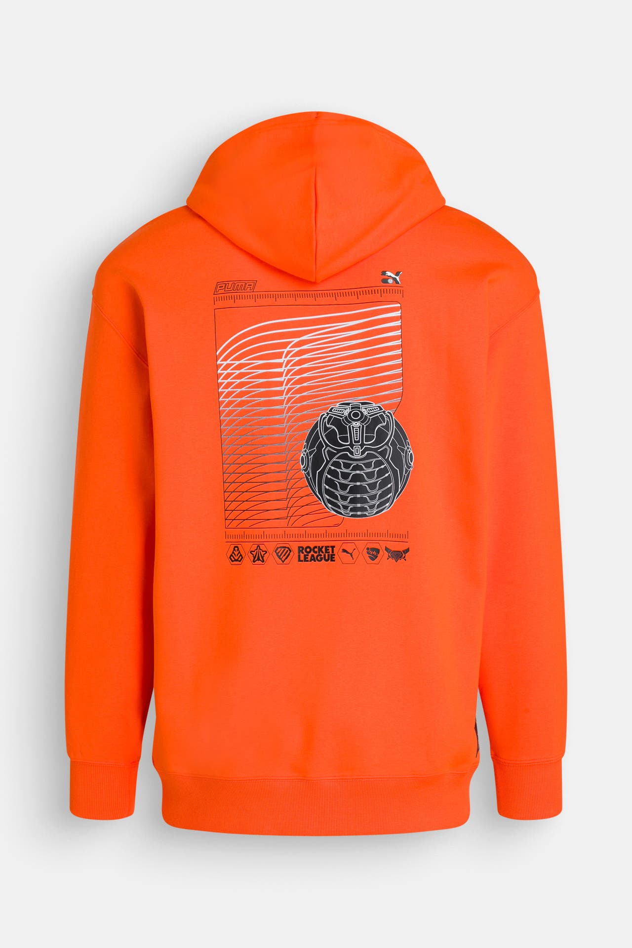 PUMA Hoodie neonorange, Bild 1