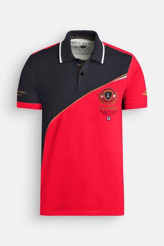 AERONAUTICA MILITARE Polo-Shirt zweifarbig