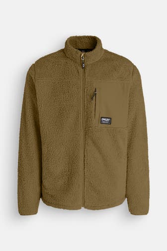 OAKLEY Fleecejacke 'Mountain Fire' khaki