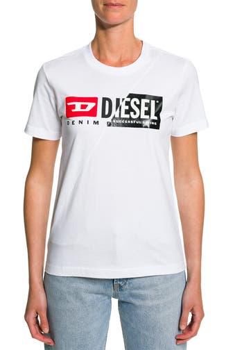 DIESEL T-Shirt weiß