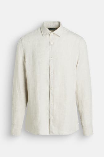 MARC O'POLO Leinenhemd Shaped Fit