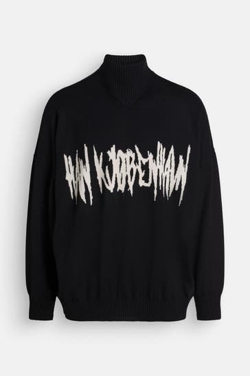 HAN KJØBENHAVN Strickpullover schwarz