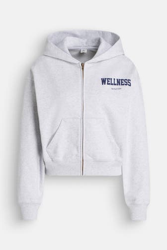 SPORTY & RICH Sweatjacke grau