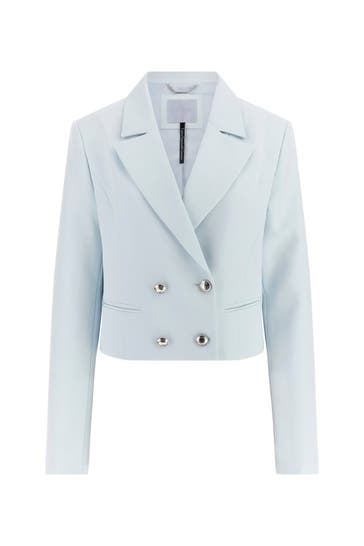 GUESS Kurz-Blazer 'Andree' eisblau