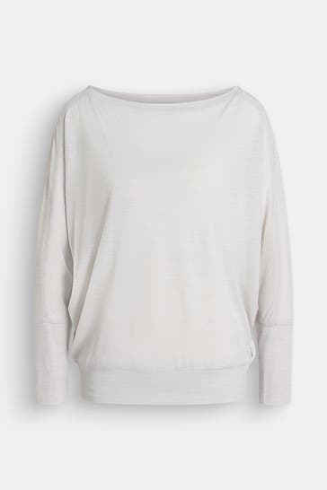 SUPER.NATURAL Longsleeve 'Kula' hellgrau