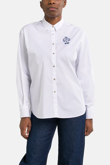 LA MARTINA Casual-Bluse 'Yarona' weiß