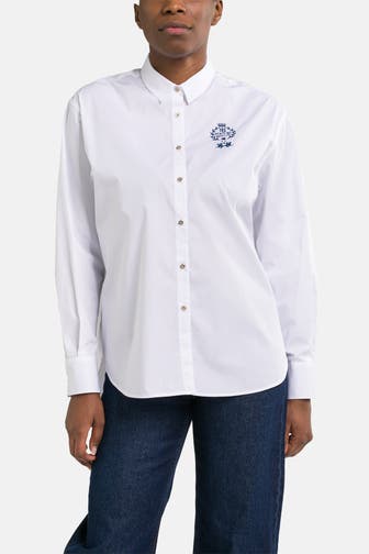LA MARTINA Casual-Bluse 'Yarona' weiß