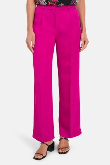 COMMA, Stoffhose magenta