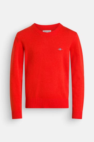 GANT Wollpullover orangerot