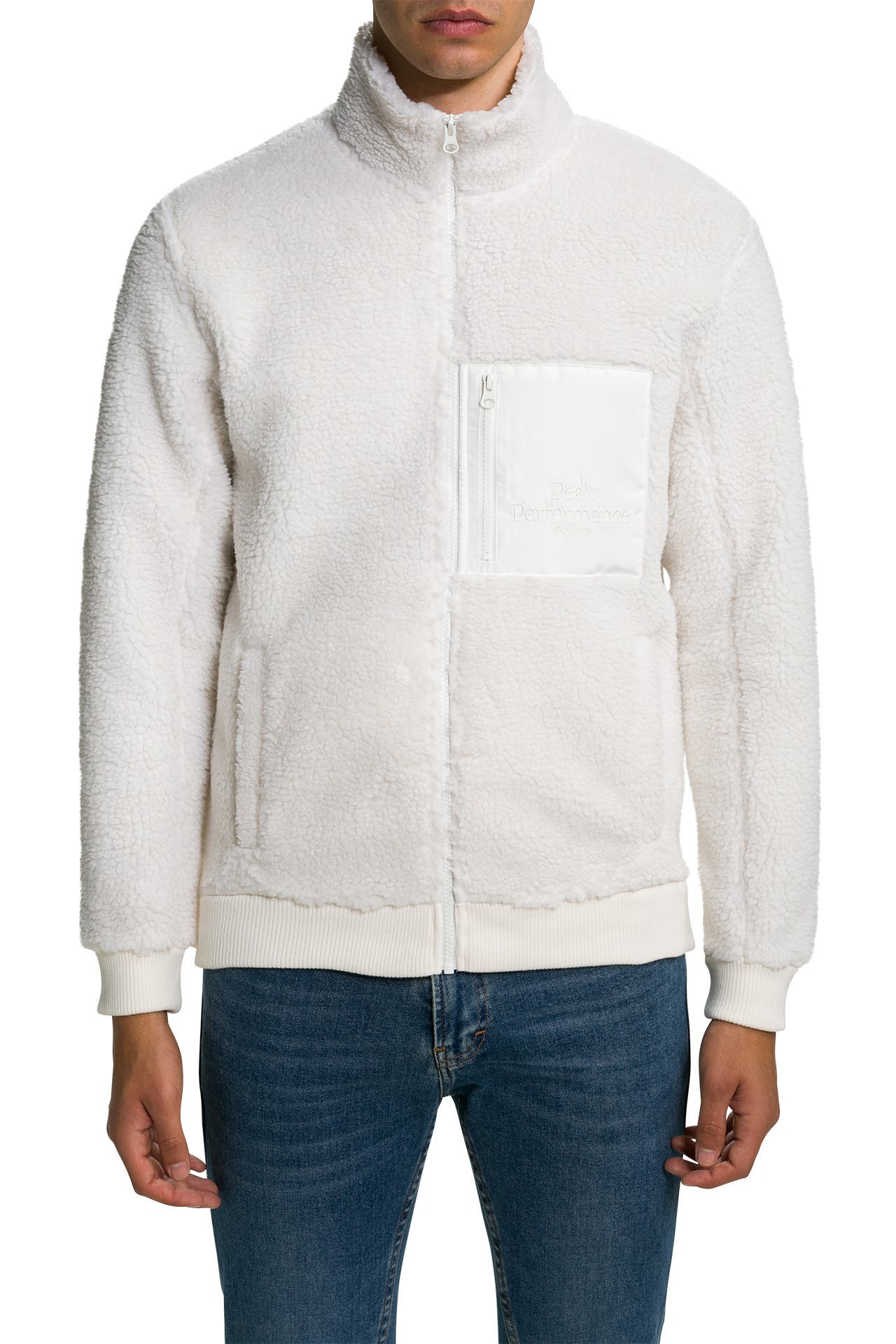 PEAK PERFORMANCE Fleecejacke weiß, Bild 1