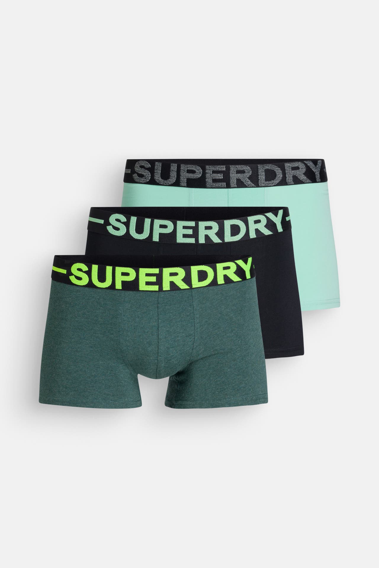 SUPERDRY 3er-Pack Boxer Trunks mehrfarbig, Bild 1