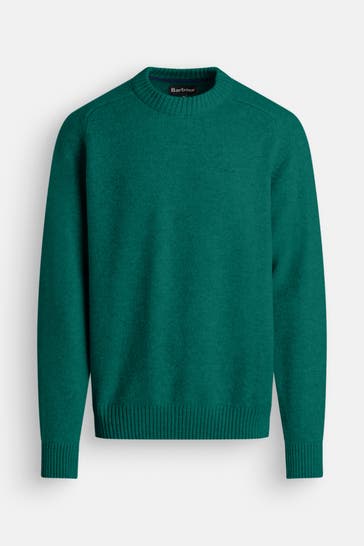 BARBOUR Wollpullover smaragdgrün