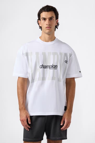 CHAMPION T-Shirt weiß