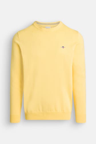 GANT Strickpullover zitronengelb
