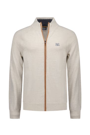 NEW ZEALAND AUCKLAND Strickjacke beige