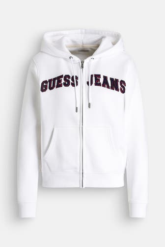 GUESS Sweatjacke weiß