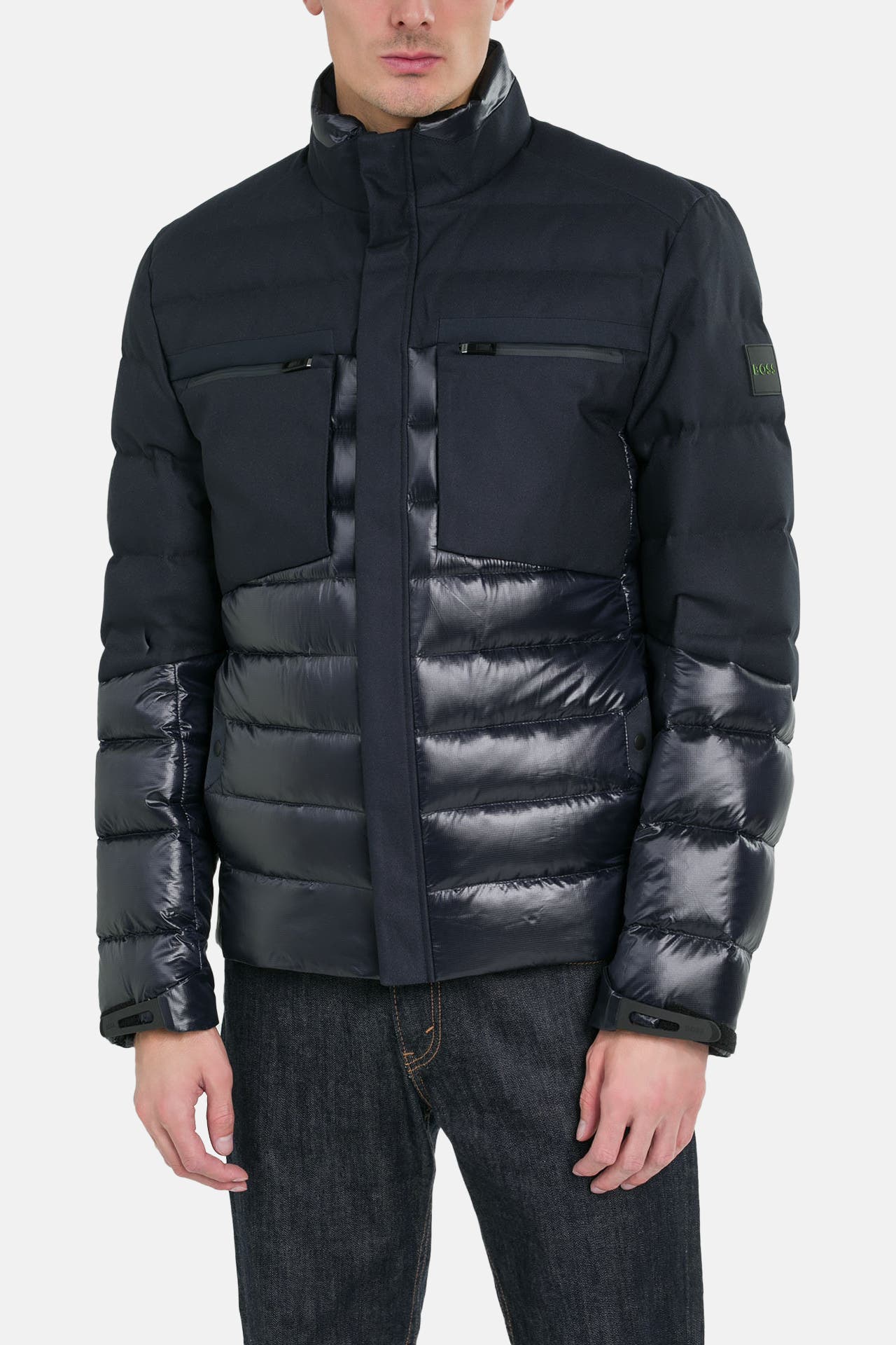 BOSS GREEN Light-Daunenjacke 'Bergen' nachtblau, Bild 1