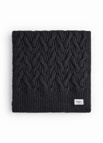 PEPE JEANS Strickschal 'Zaida' anthrazit