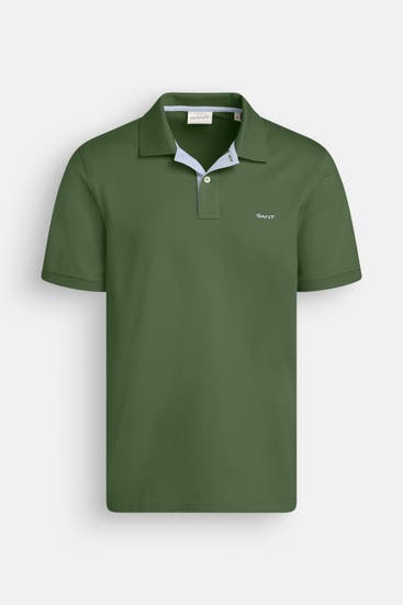 GANT - Polo-Shirt tannengrün