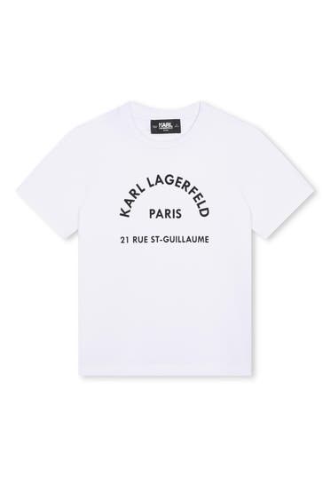 KARL LAGERFELD T-Shirt weiß