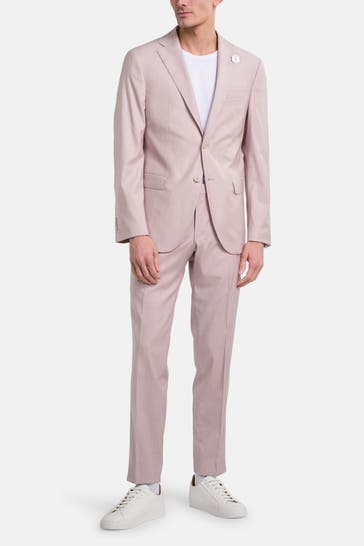 BALDESSARINI Schurwollmix-Anzug 'Serano-Massa' altrosa