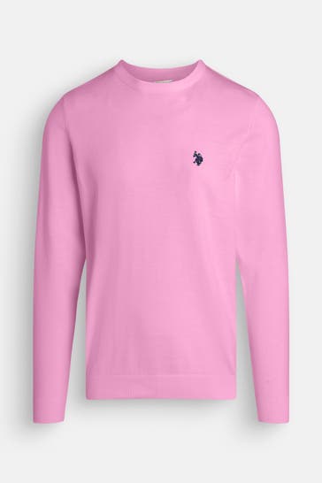 U.S. POLO ASSN. Strickpullover rosa