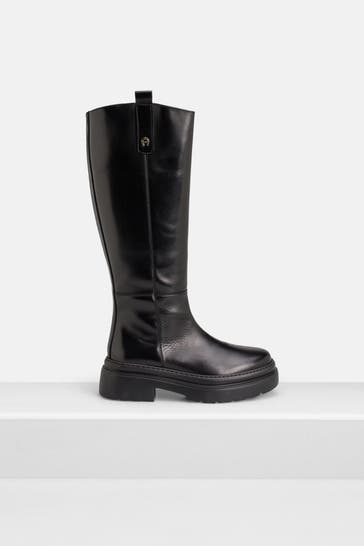 AIGNER Stiefel 'Aila' schwarz
