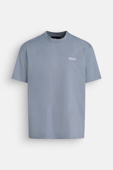 BARBOUR T-Shirt 'Walton' taubenblau