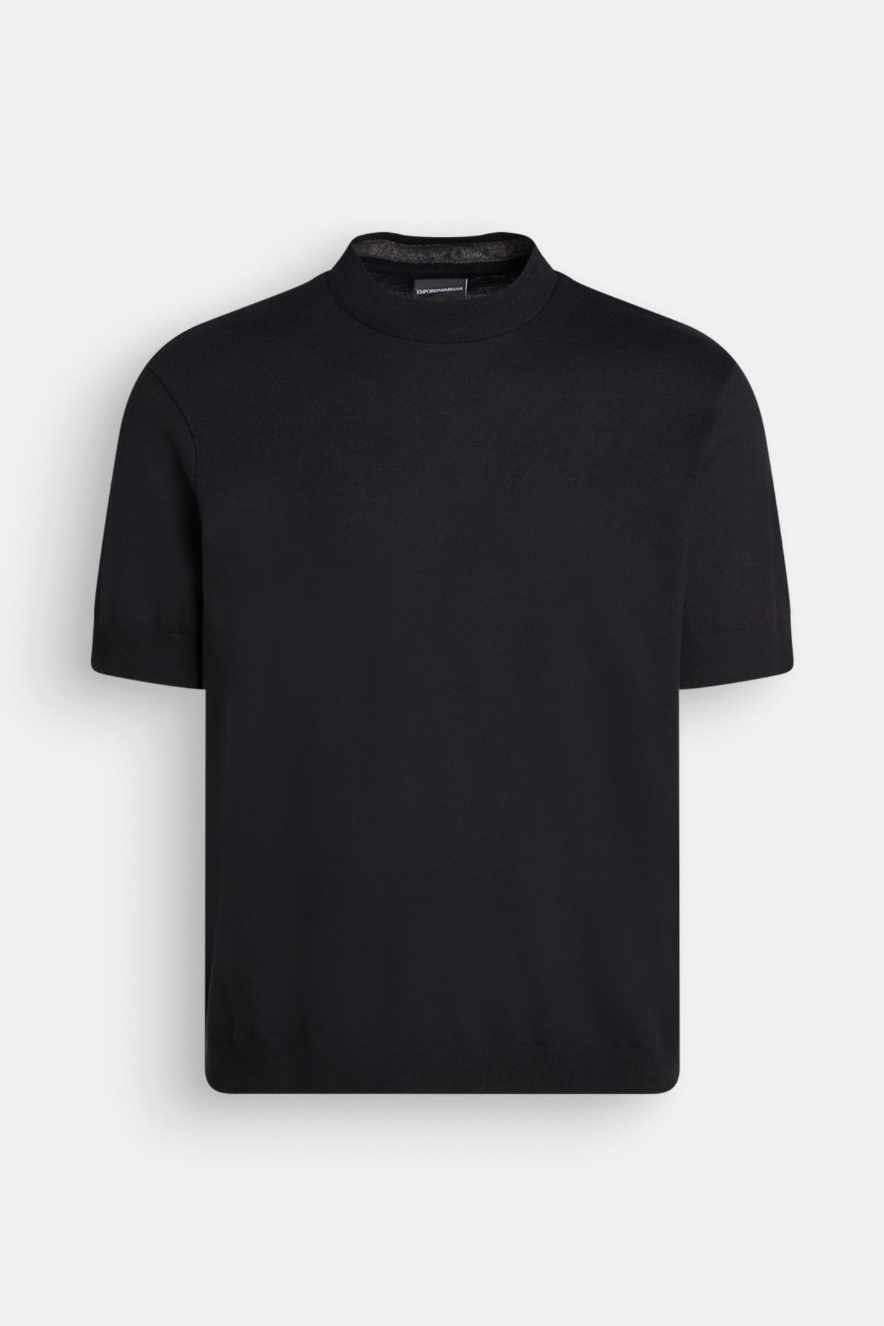 EMPORIO ARMANI Strickshirt schwarz, Bild 1